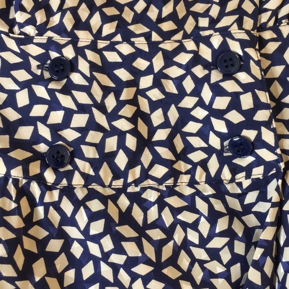Vintage Hudson's Bay Mirror Room Long Sleeve Silk Dress - 16 - Picture 8 of 10